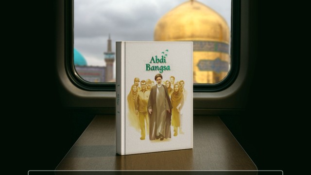 Bantu promosikan buku Tak Lelah Melayani Rakyat tentang mendiang Presiden Ibrahim Raisi.