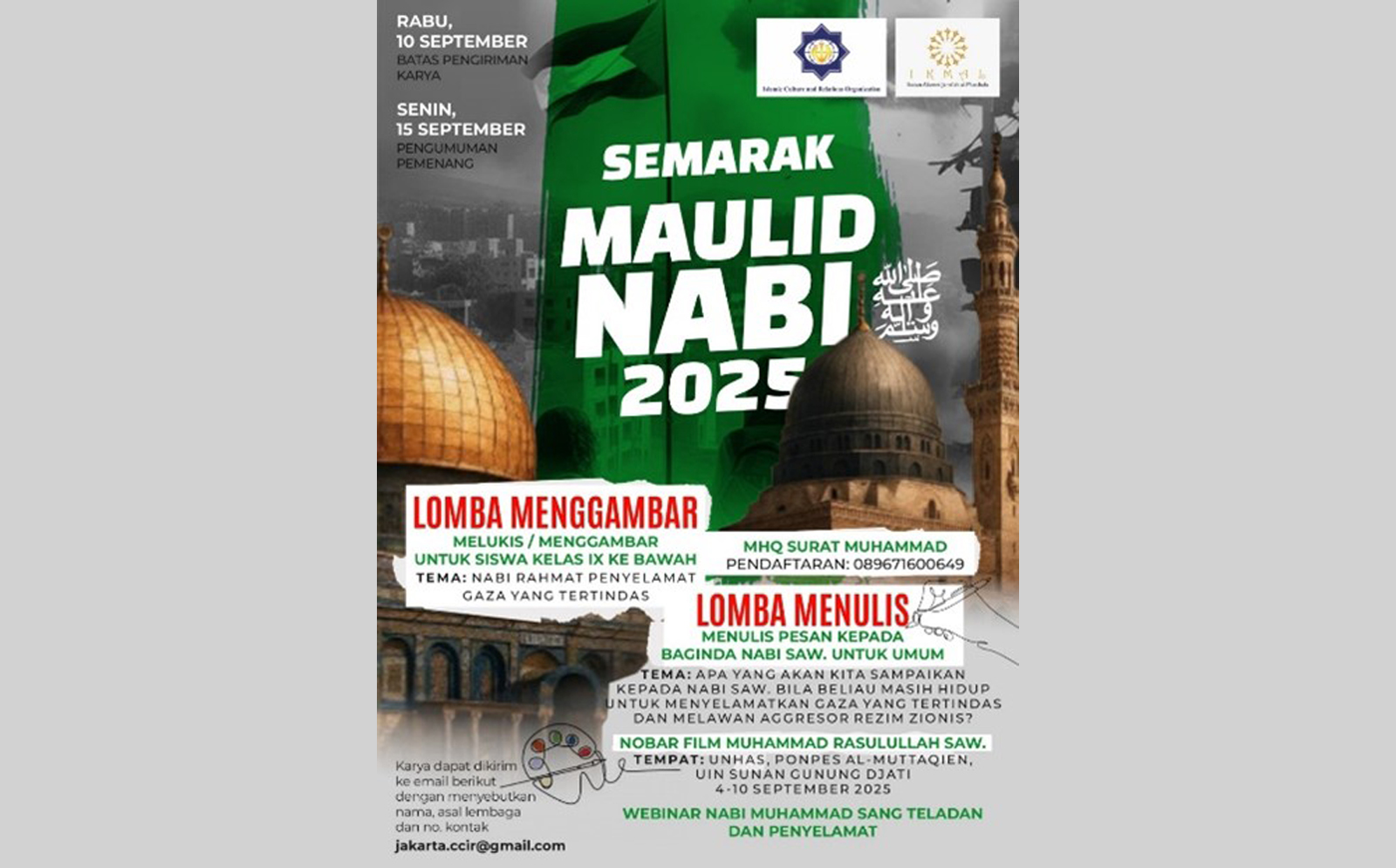 Pengumuman Pemenang Lomba Semarak Maulid Nabi saw. 2025